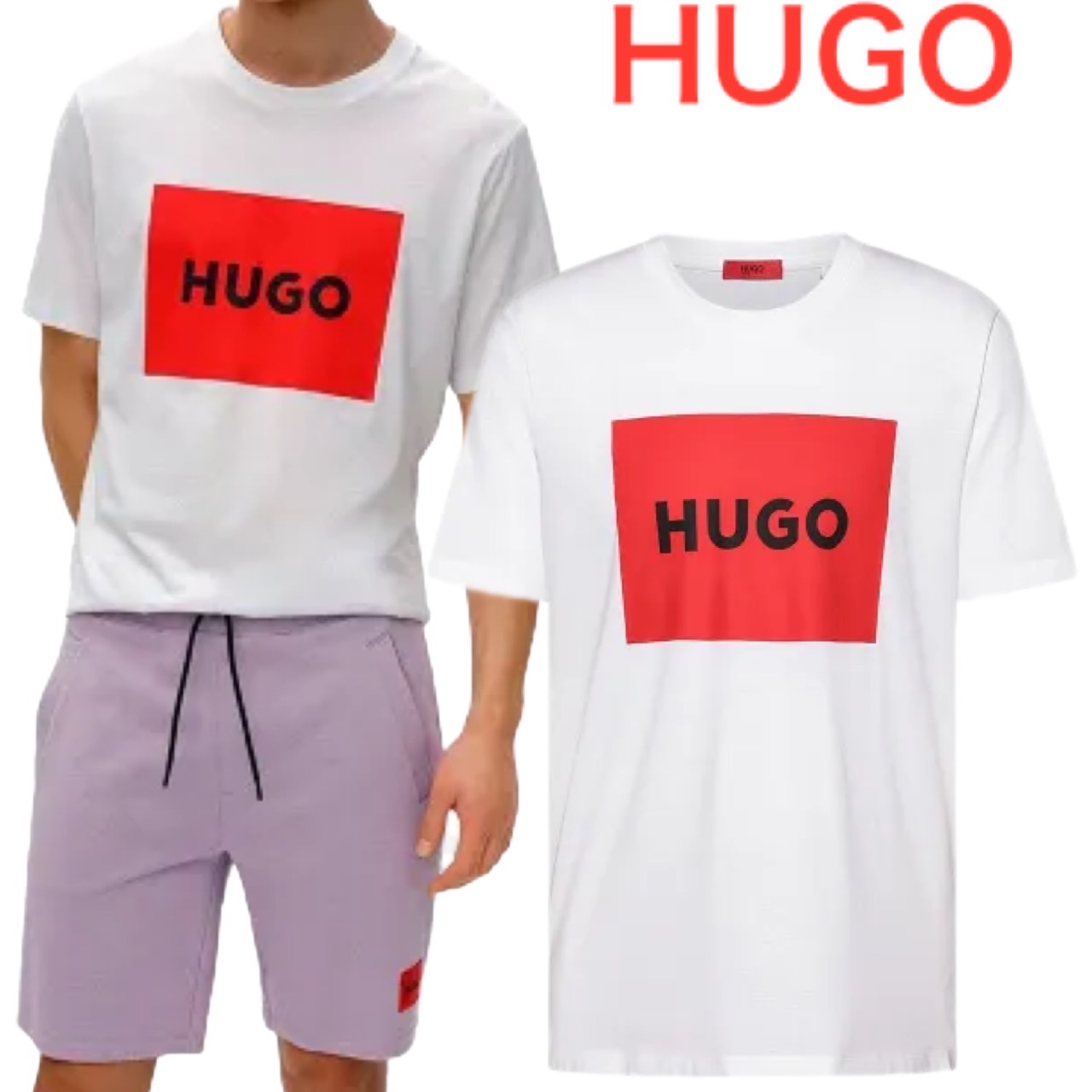 HUGO BOSS ヒューゴボス Tシャツ クルーネック メンズ ロゴ ブランド 大谷翔平 愛用ブランド Dulive222｜MY COLOR