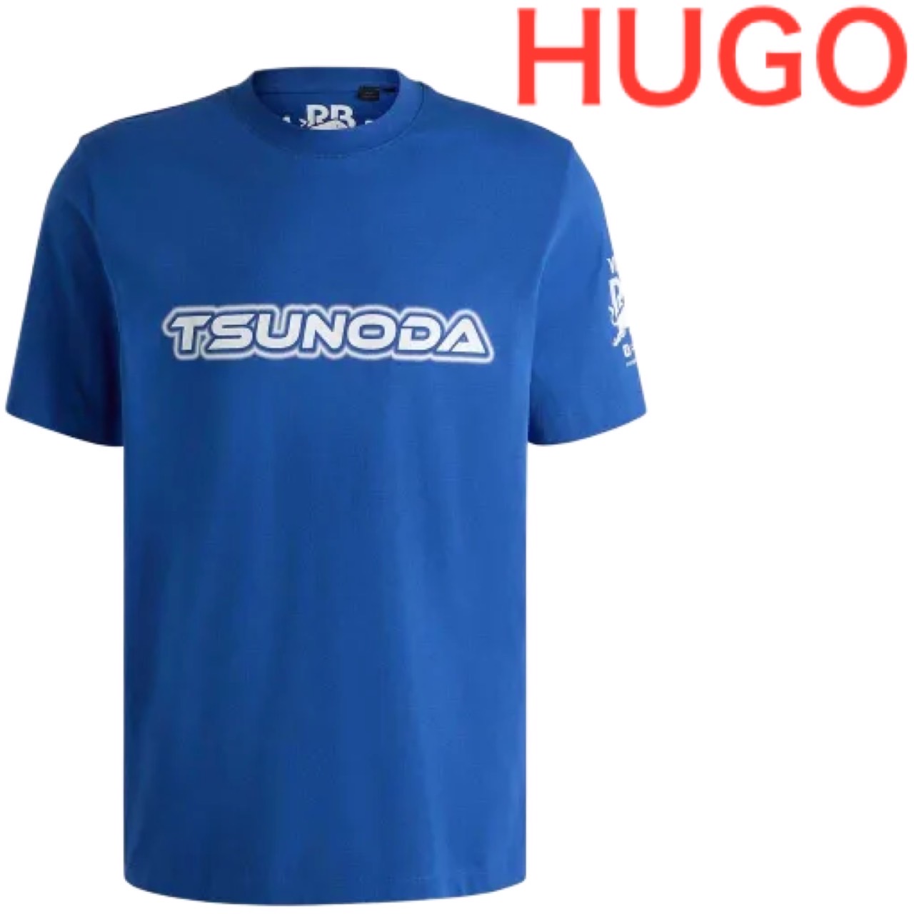 HUGO BOSS ヒューゴボス Tシャツ クルーネック メンズ ロゴ ブランド 大谷翔平 愛用ブランド X Visa Cash App RB25 Yuki 03 10257318 01｜MY COLOR
