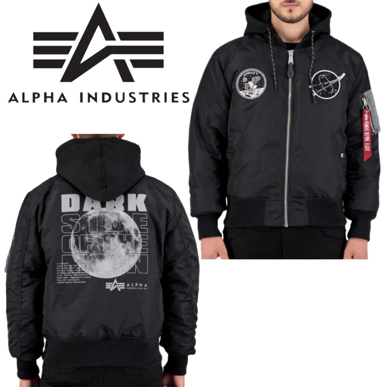 Alpha industries アルファインダストリーズ ワッペン付きMA-1 大きいサイズ MA-1 FULL PATCHED CORE SPECジャケット | ALPHA
