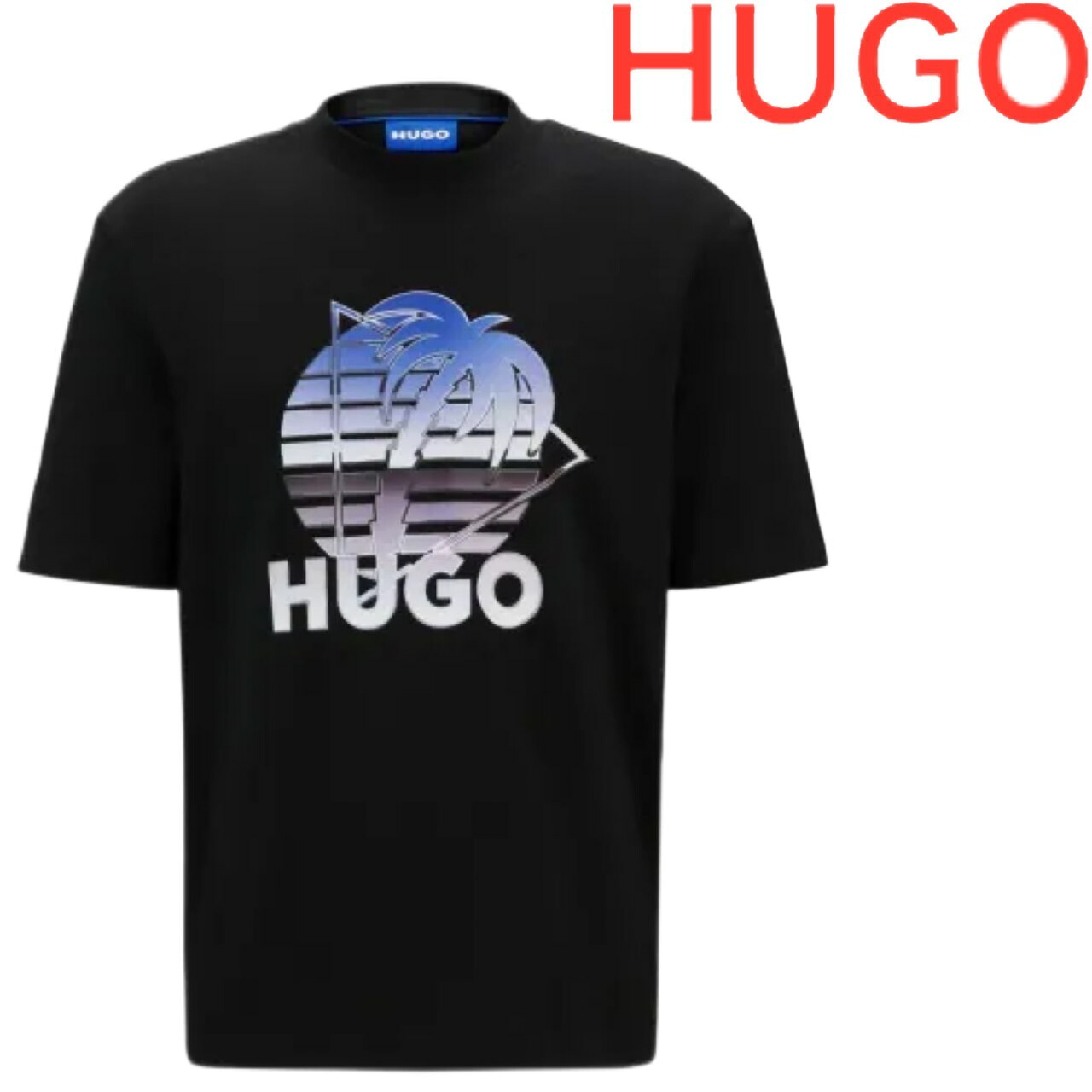 HUGO BOSS ヒューゴボス Tシャツ クルーネック メンズ ロゴ ブランド 大谷翔平 愛用ブランド Neroe Blue｜MY COLOR 8,496円