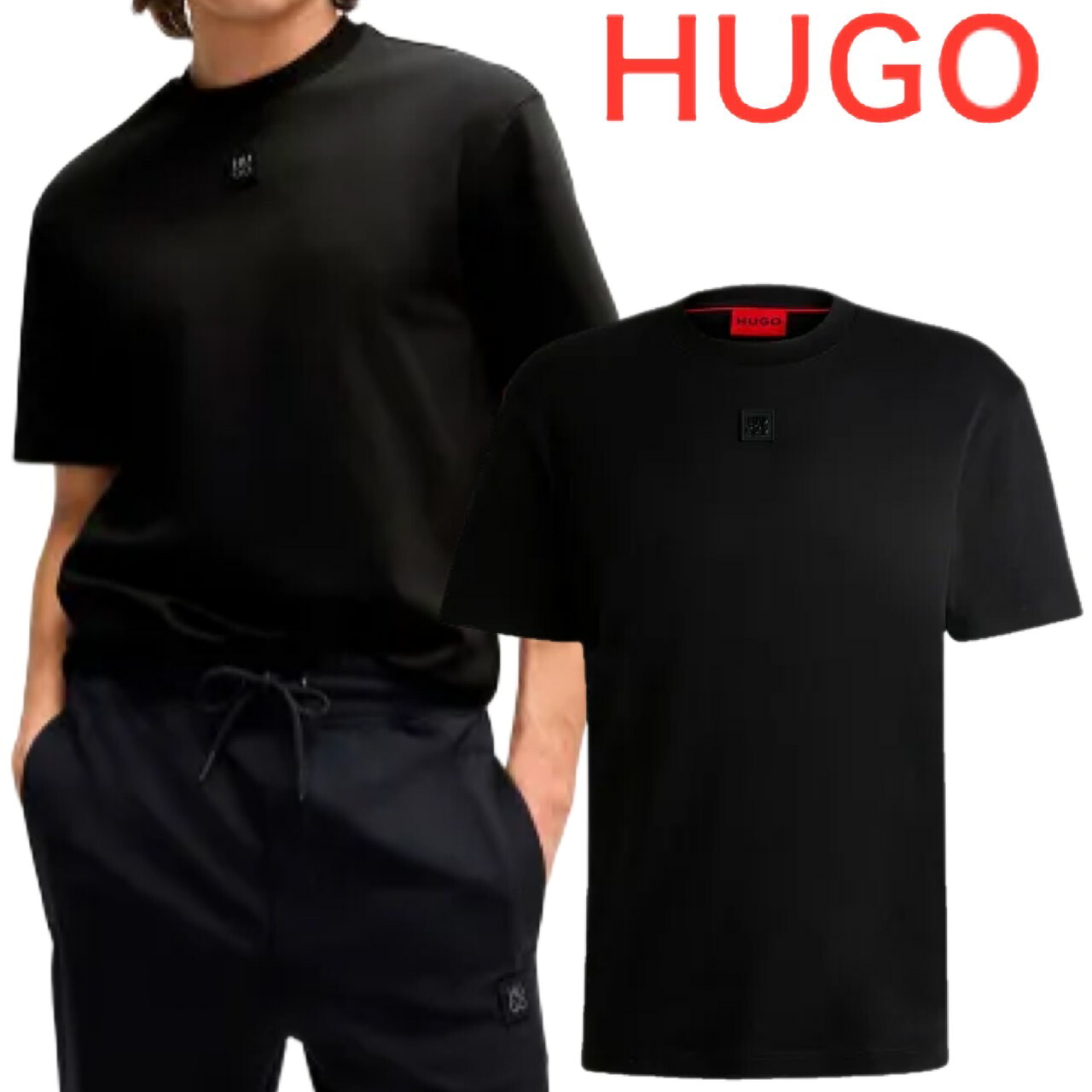 HUGO BOSS ヒューゴボス ティーシャツ 労働者の一団のど首 メンズ ロゴタイプ ブランド名 大谷翔平 愛用ブランド名 Dalile 10231453