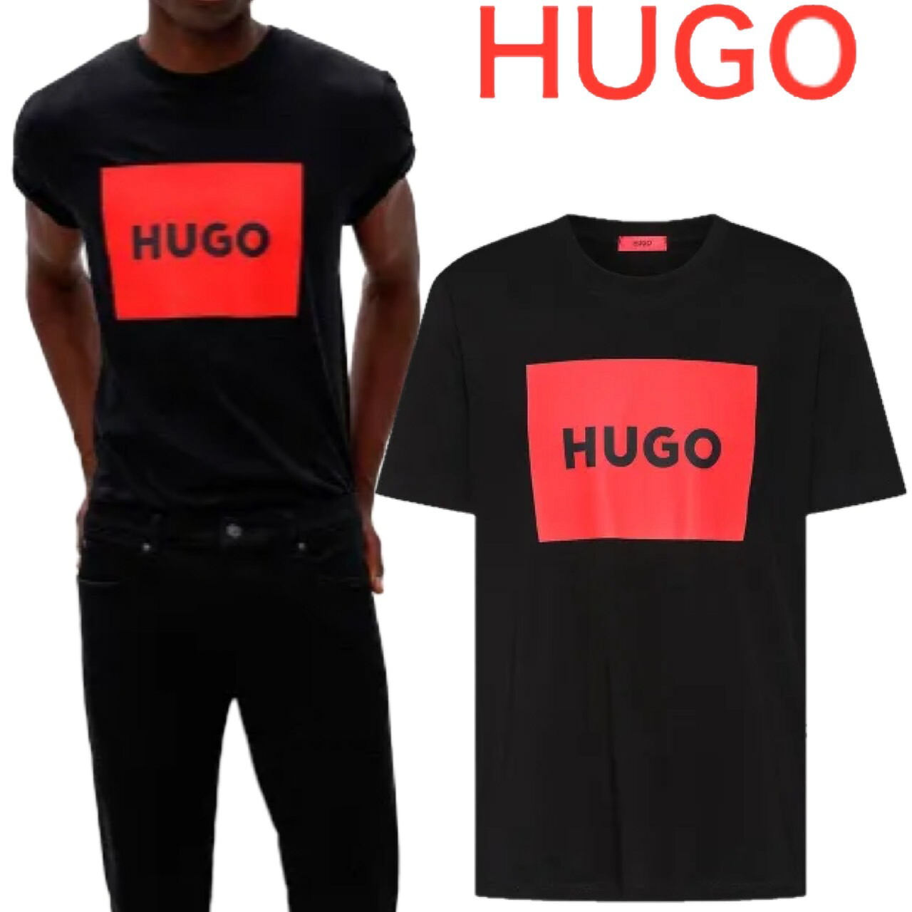 HUGO BOSS ヒューゴボス Tシャツ クルーネック メンズ ロゴ ブランド 大谷翔平 愛用ブランド Dulive222｜MY COLOR