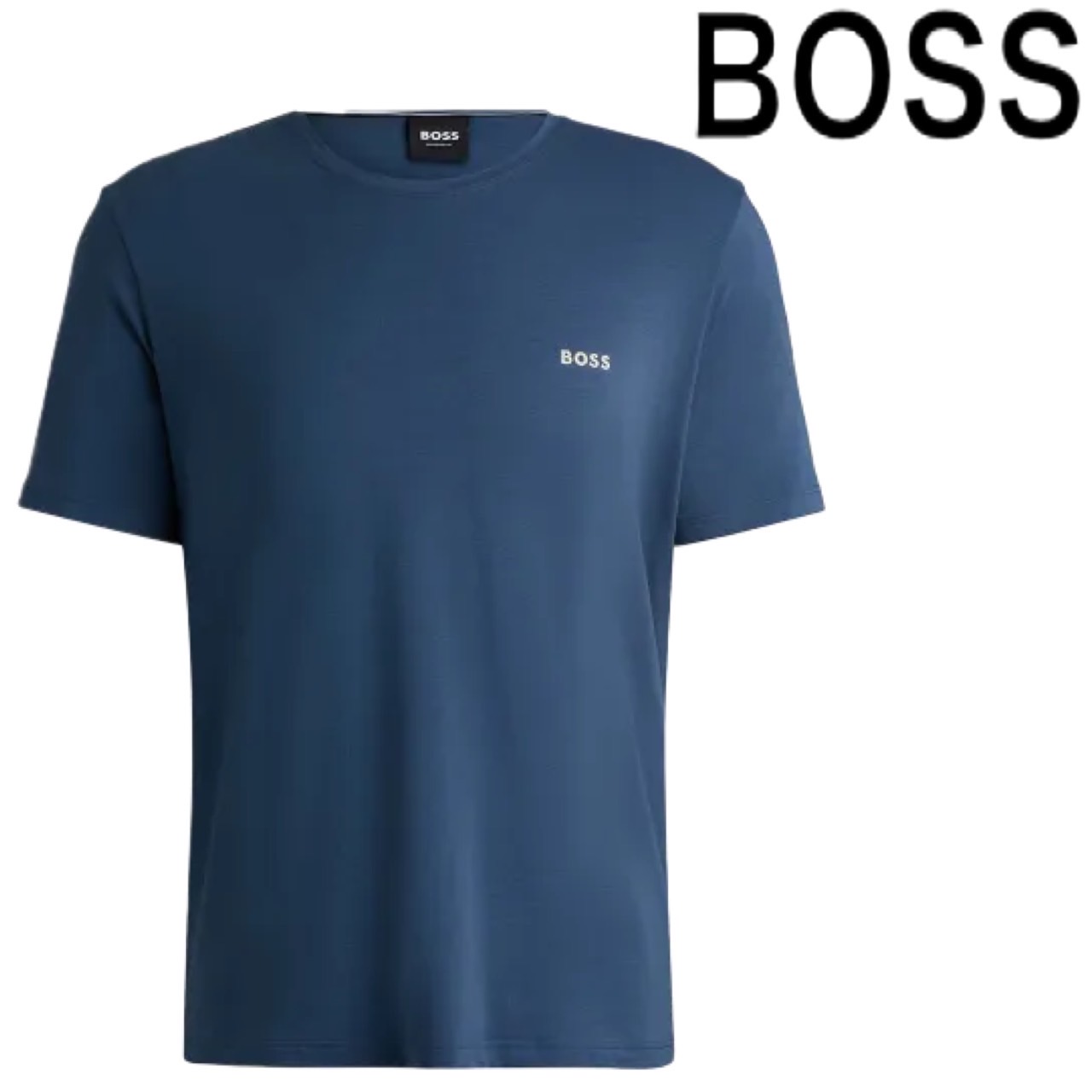 HUGO BOSS ヒューゴボス Tシャツ T-Shirt クルーネック 半袖 シャツ メンズ ロゴ ブランド 大谷翔平 愛用ブランド Mix&Match R 10259900｜MY COLOR