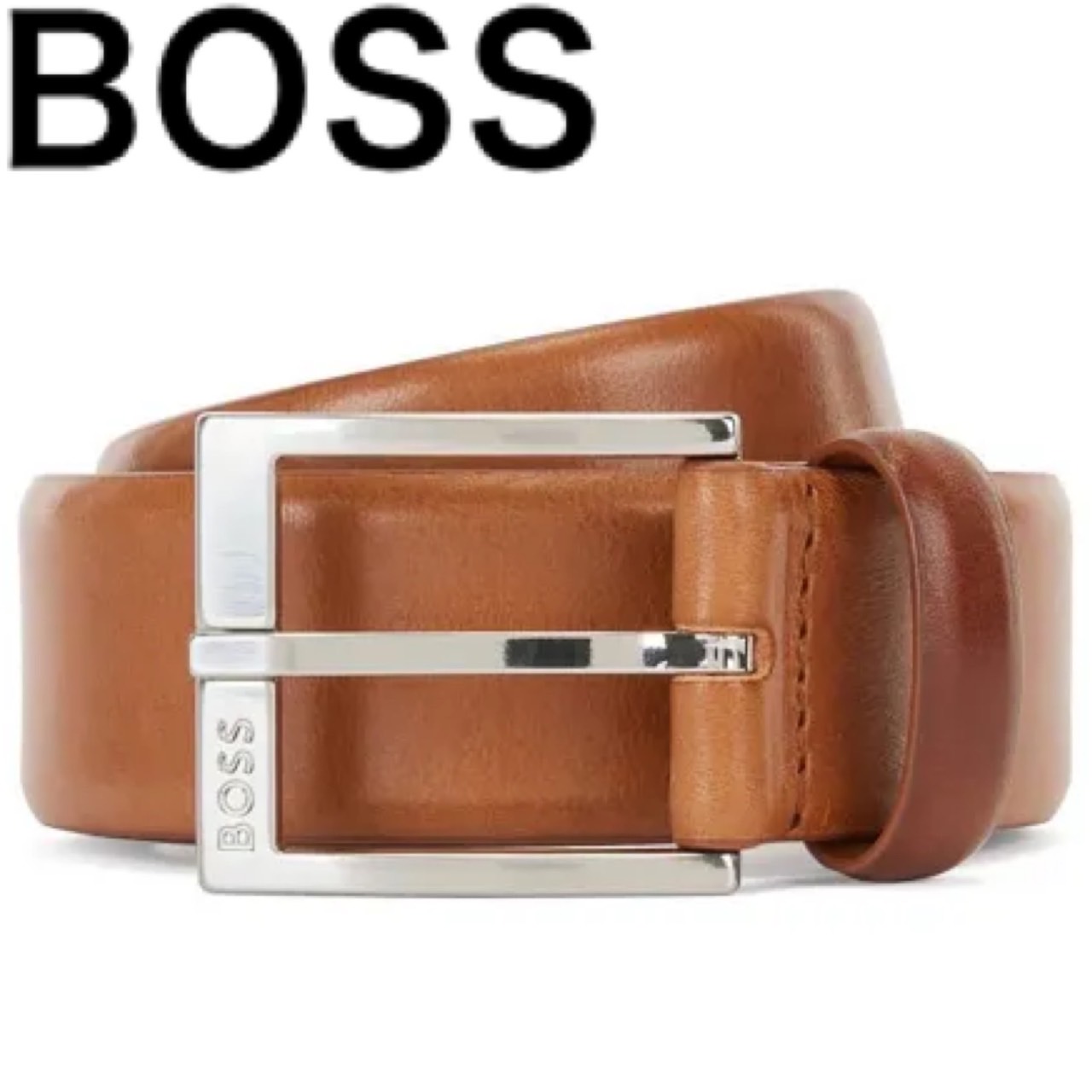 HUGO BOSS ヒューゴボス メンズ ベルト ロゴ ブランド サイズ調節 プレゼント ギフト 高級感 ビジネス ファッション 大谷翔平 愛用ブランド Erron Sz35｜MY COLOR