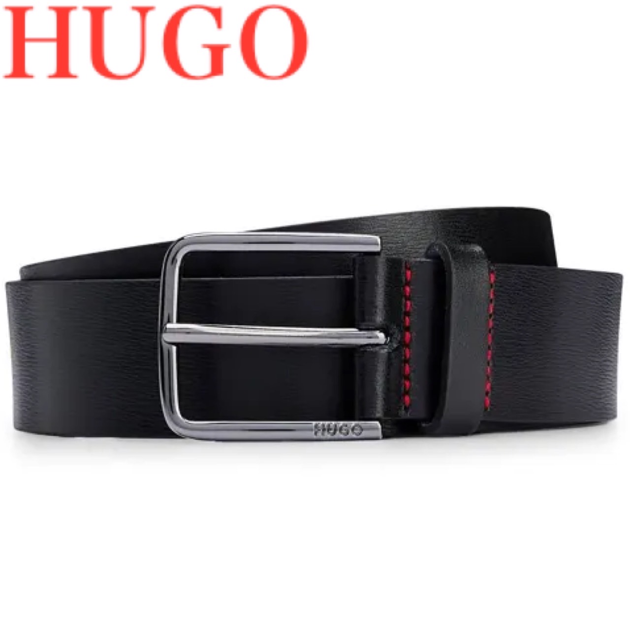 HUGO BOSS ヒューゴボス メンズ ベルト ロゴ ブランド サイズ調節 プレゼント ギフト 高級感 ビジネス ファッション 大谷翔平 愛用ブランド Gerik Sz35 10249654|MY COLOR