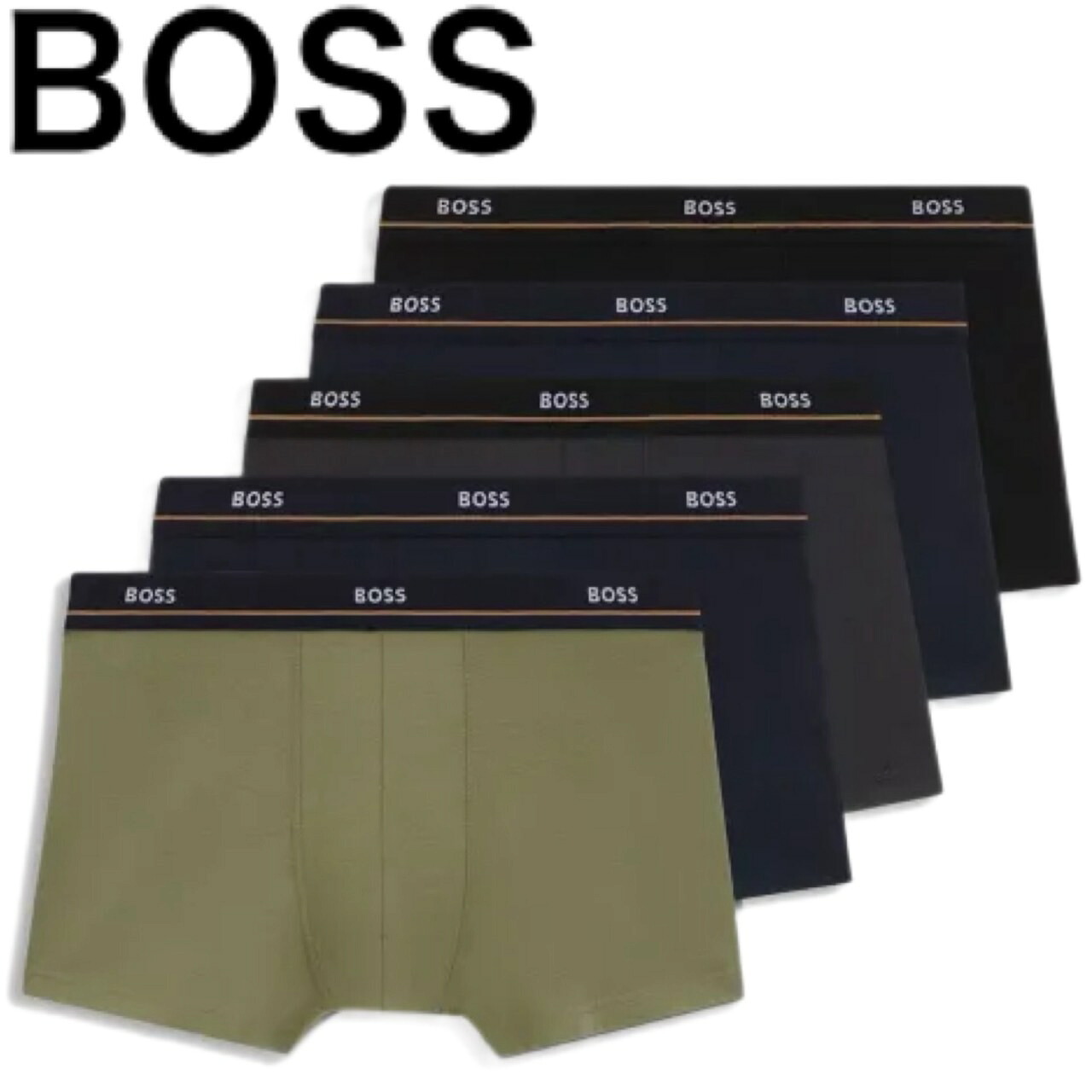 【お得な5枚セット】HUGO BOSS ヒューゴボス ボクサーパンツ 5枚組 正規品 おしゃれ プレゼント ギフト 大谷翔平選手 愛用ブランド 高級感 Essential 10267407|MY COLOR