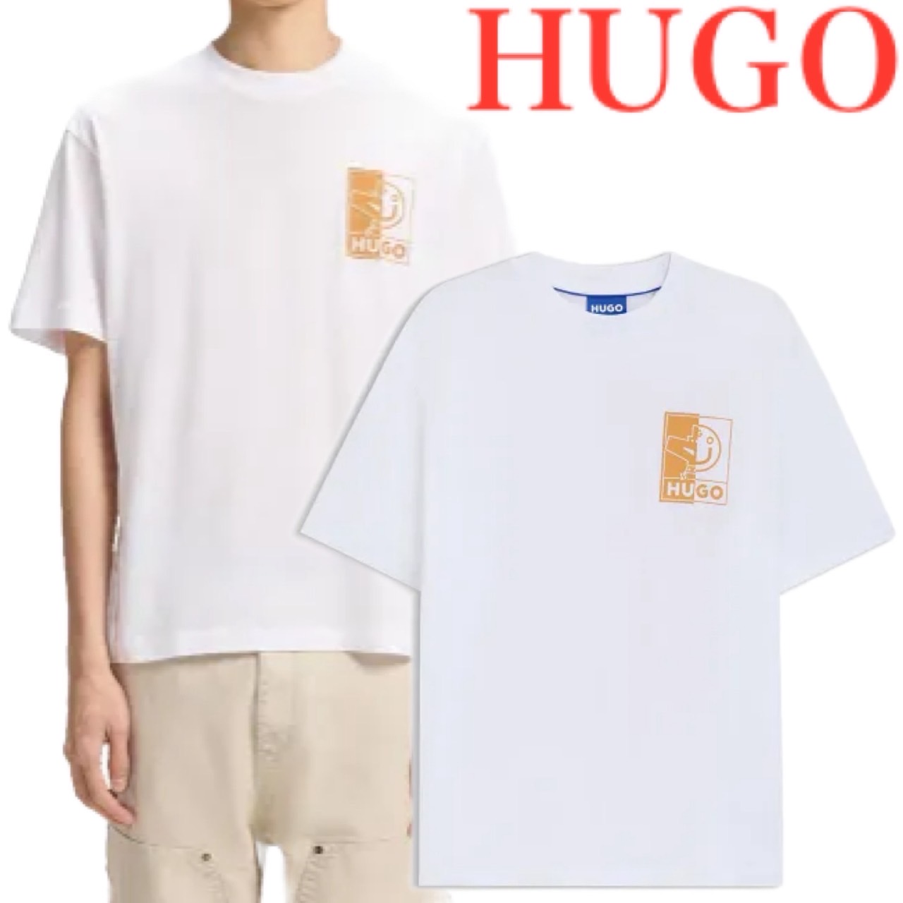 HUGO BOSS ヒューゴボス クルーネック Tシャツ 正規品 ブランド プレゼント ギフト Nedix 10258299 01 BLUE|MY COLOR