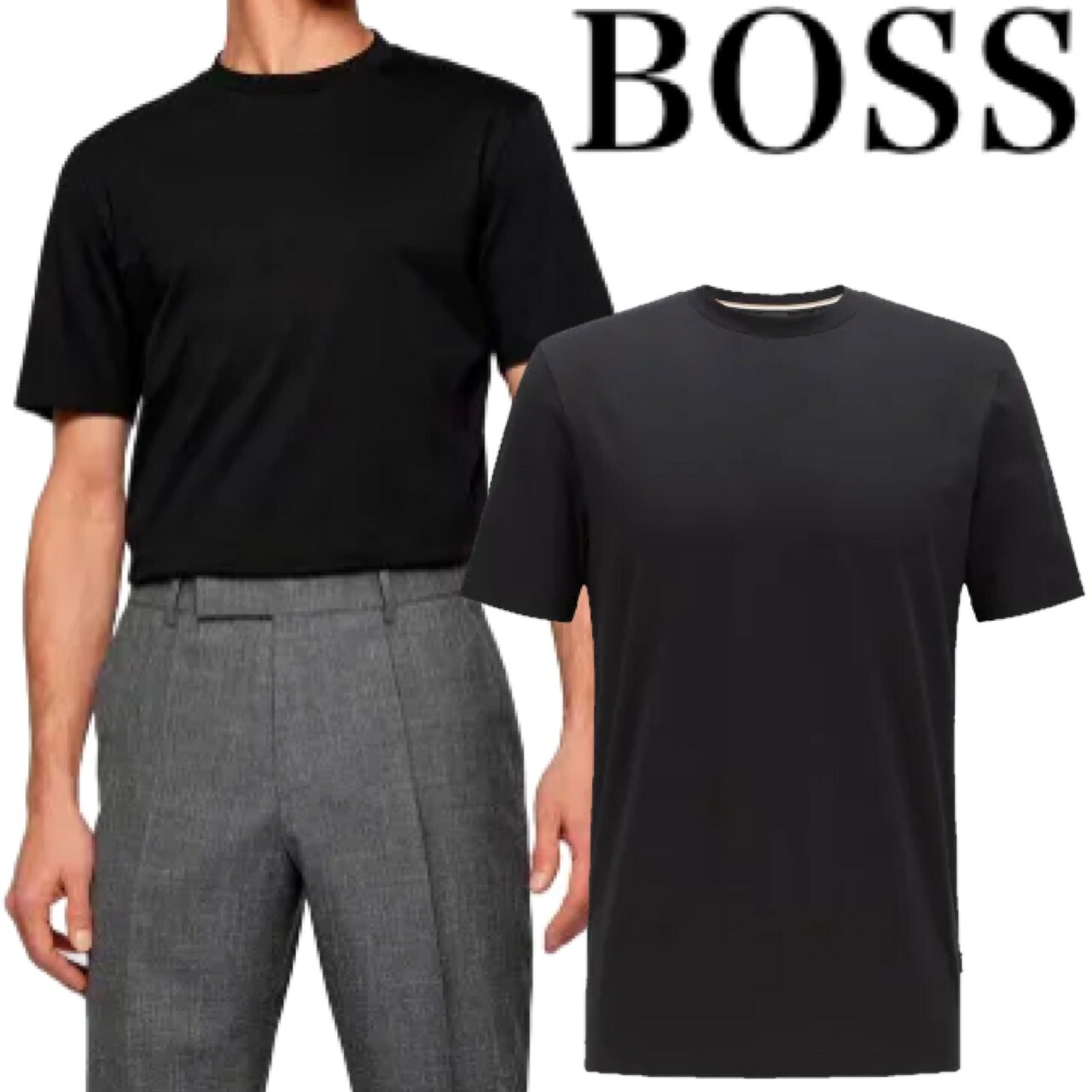 HUGO BOSS ヒューゴボス Tシャツ メンズ レディース ユニセックス ロゴ ブランド 大谷翔平 愛用ブランド Thompson 02|MY COLOR