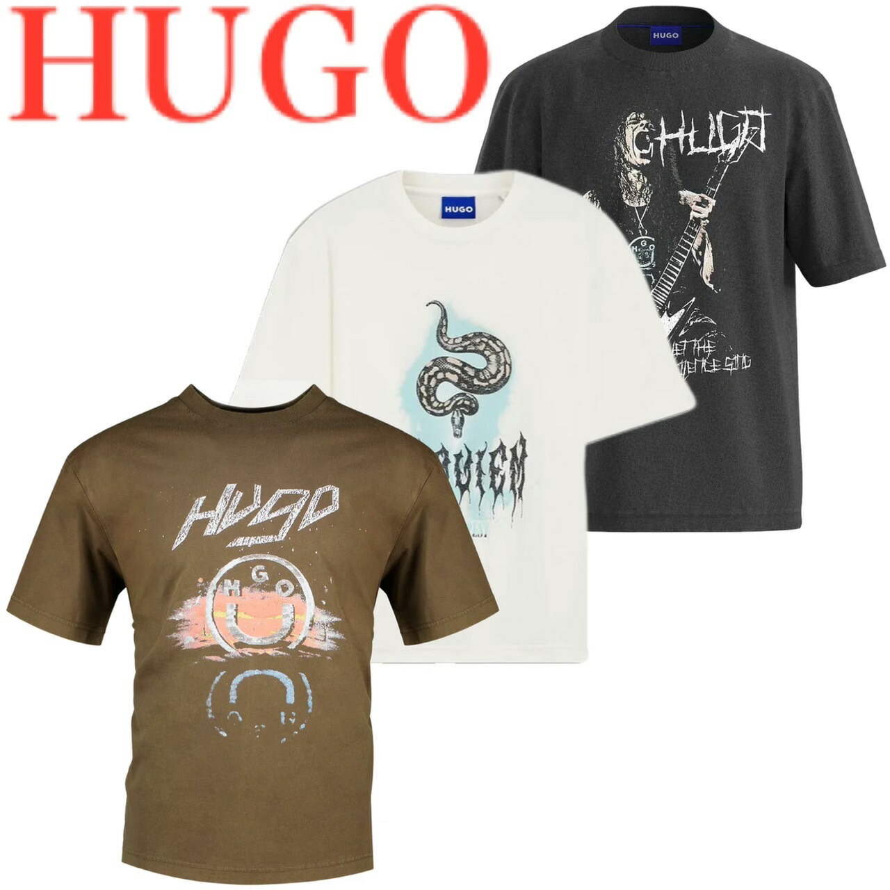 HUGO BOSS ヒューゴボス ティーシャツ 労働者の一団のど首 半袖 ティーシャツ 3枚書き割り メンズ ロゴタイプ 定まり品  ブランド名 大谷翔平 運動選手 愛用 ブランド名 Noctornix 10272987 BLUE