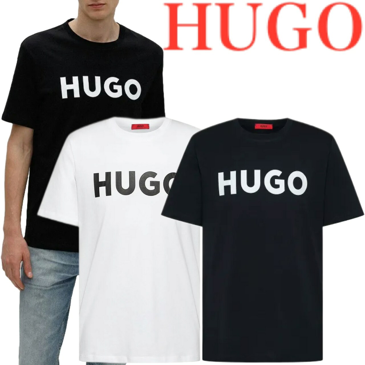 HUGO BOSS ヒューゴボス Tシャツ クルーネック 半袖 シャツ メンズ ロゴ 正規品 ブランド 大谷翔平 選手 愛用 ブランド Dulivio｜MY COLOR