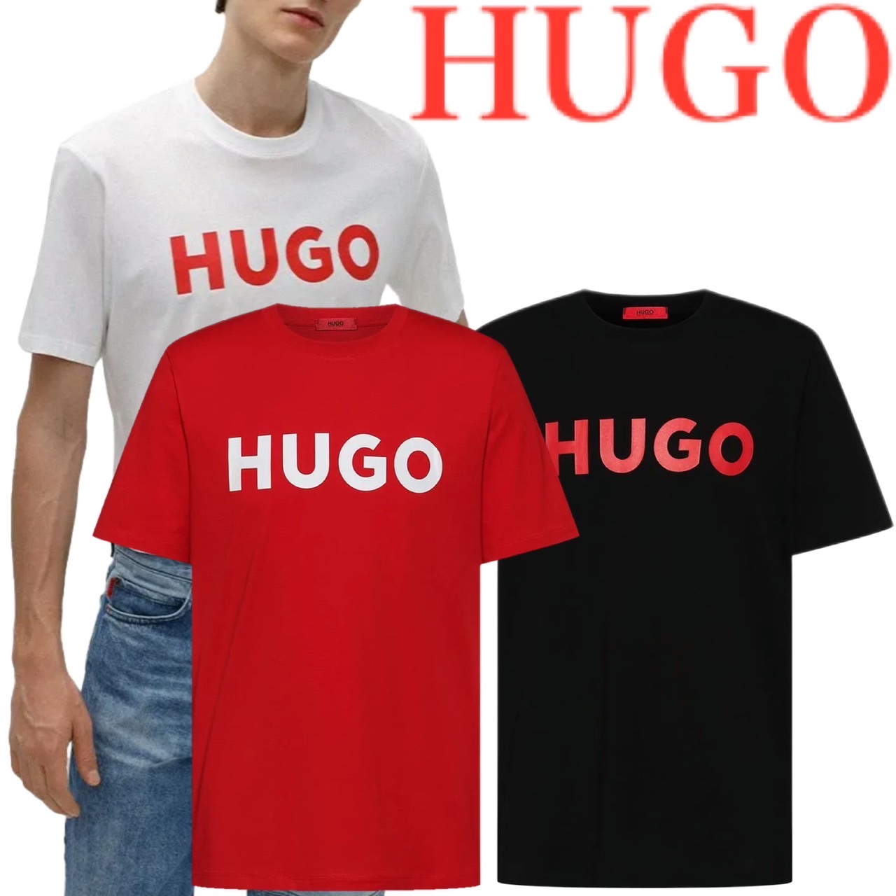 HUGO BOSS ヒューゴボス Tシャツ クルーネック 半袖 シャツ メンズ ロゴ 正規品 ブランド 大谷翔平 選手 愛用 ブランド Dulivio｜MY COLOR