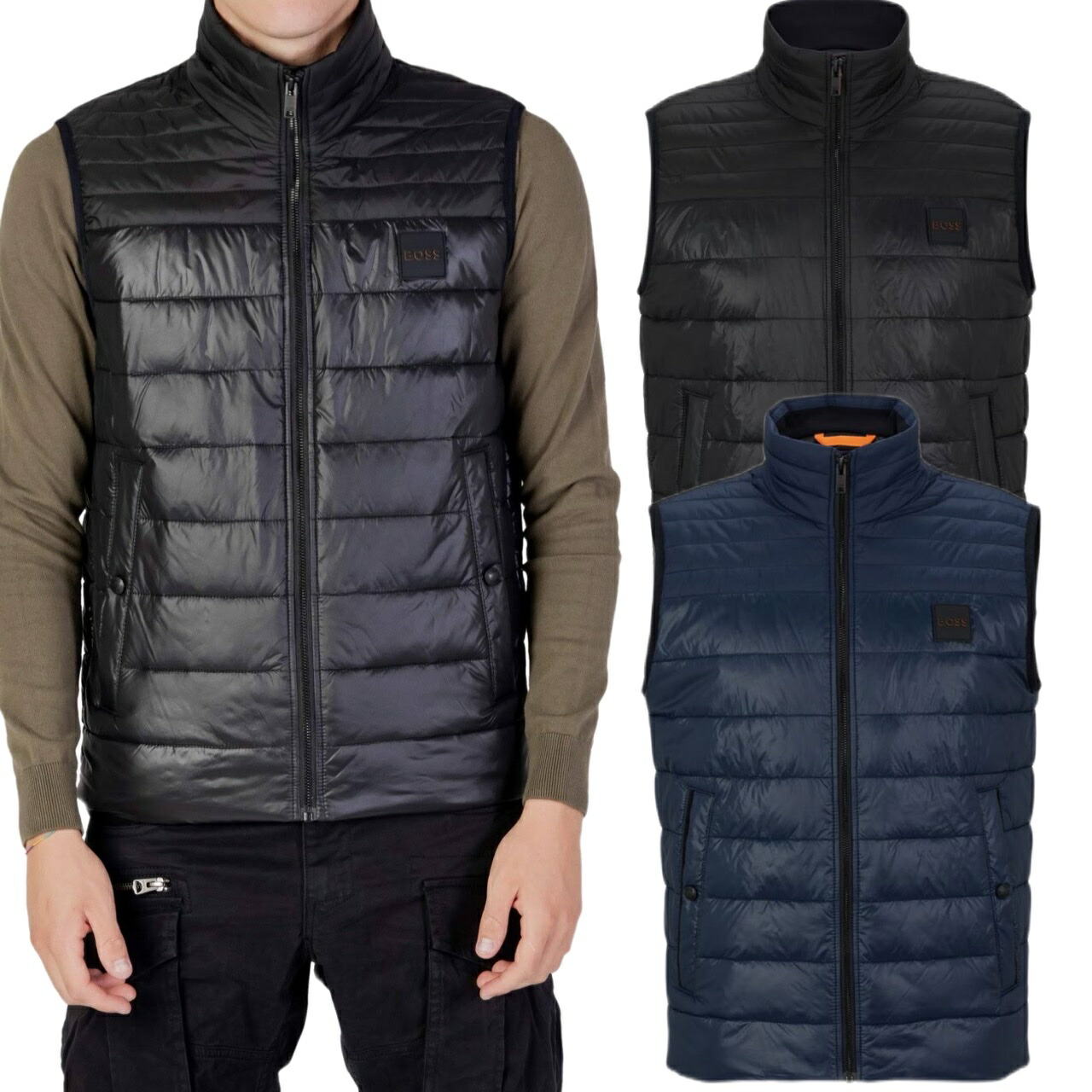 HUGO BOSS ヒューゴボス メンズ レディース ユニセックス ベスト ロゴ 正規品 人気ブランド Odeno 10239121