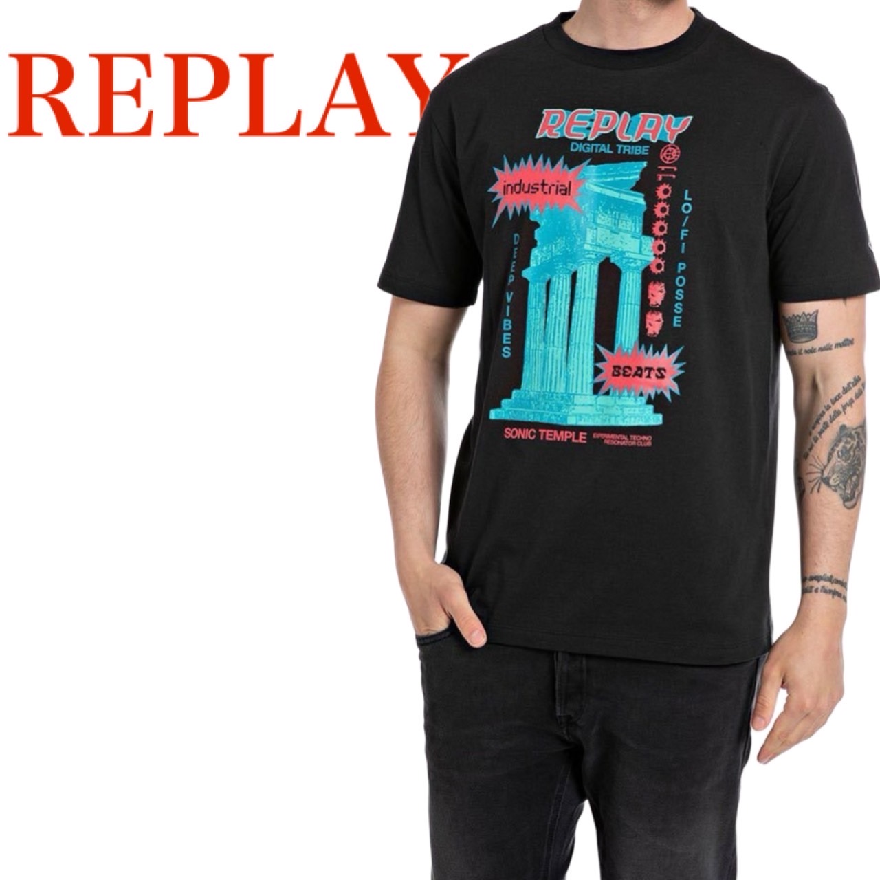 楽天市場】REPLAY リプレイ クルーネック メンズ レディース