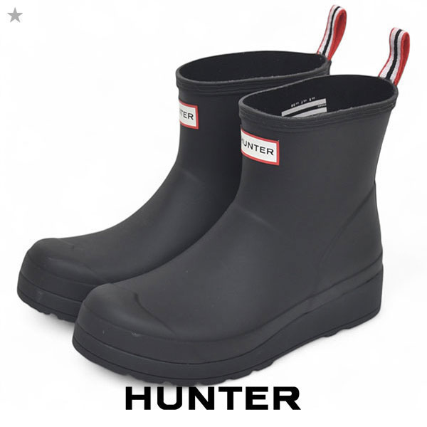 楽天市場】HUNTER ハンター ブーツ レインブーツ ブラック 黒