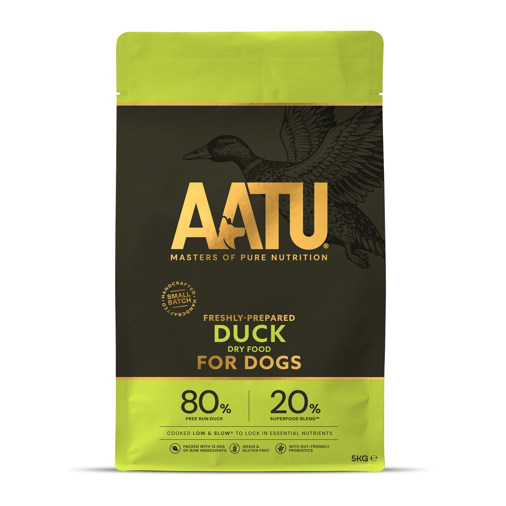 AATU 犬用 アートゥー 間鴨 5kg ドッグフード 素っ気ないボンネット  アレルギー反応 グレインフリー グルテン無償性
