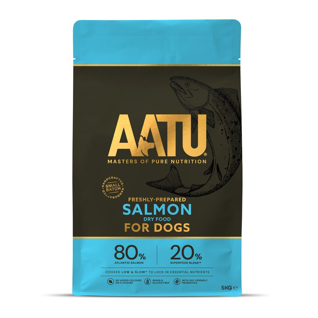 AATU 犬用 アートゥー 年魚 5kg ドッグフード 素っ気ないボンネット アレルギー反応 グレインフリー グルテン無償性