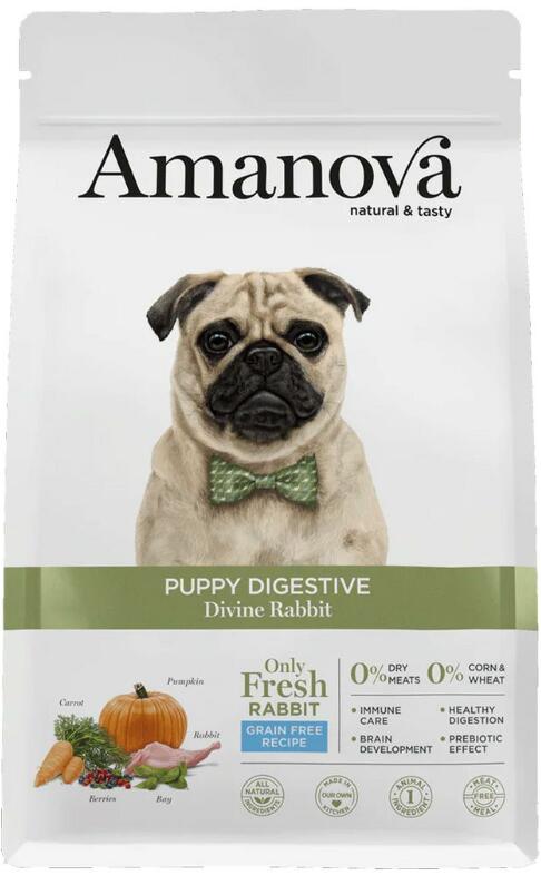 Amanova アマノバ パピー ダイジェスティブ ディバイン ラビット 小粒　2kg　子犬用　 ドライフード