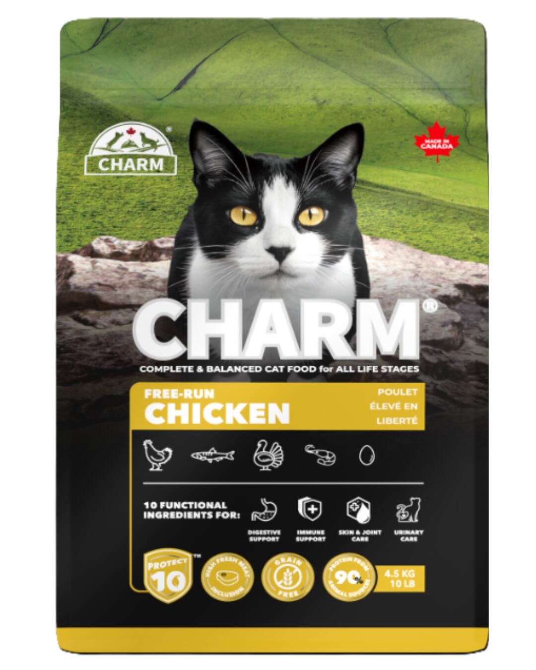 CHARM チャーム フリーラン チキン キャットフード 4.5kg　猫用 鶏｜ｍｙＤＯＧ店