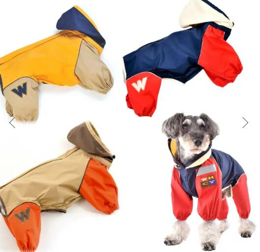 WHCY Ｊ厚地の外套Ｂ 5号～6号 犬用 雨合羽 レインウェア 犬用 犬服 雨合羽