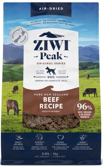 ジウィピーク　エアドライ・ドッグフード　NZグラスフェッドビーフ　4kg　ZIWI　ZiwiPeak　犬用｜ｍｙＤＯＧ店 26,026円