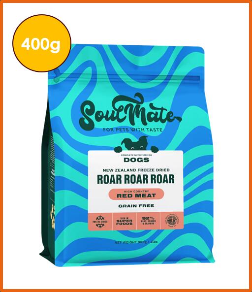 ソウルメイト　Soul Mate　フリーズドライ　レッドミート　400g　犬用　ドックフード