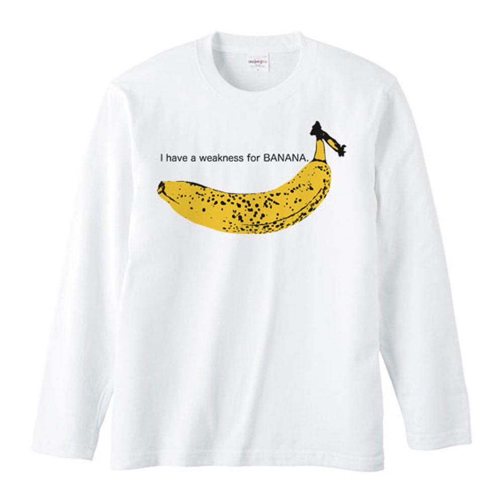 楽天市場】虹色バナナ／長袖Tシャツ : MYDS 楽天市場店