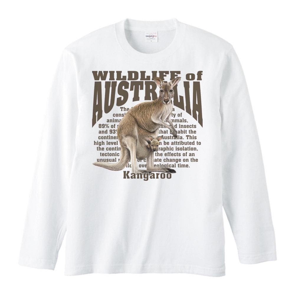 楽天市場】カンガルー（オーストラリアの生物）／半袖Tシャツ : MYDS