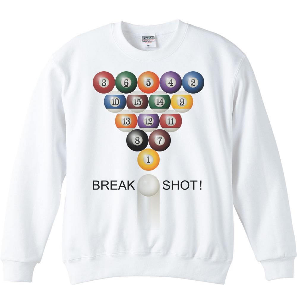ビリヤード BREAK SHOT!／トレーナー