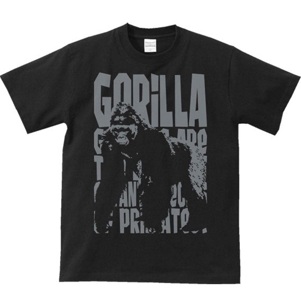 楽天市場】ゴリラ（絶滅危惧動物）／半袖Tシャツ : MYDS 楽天市場店