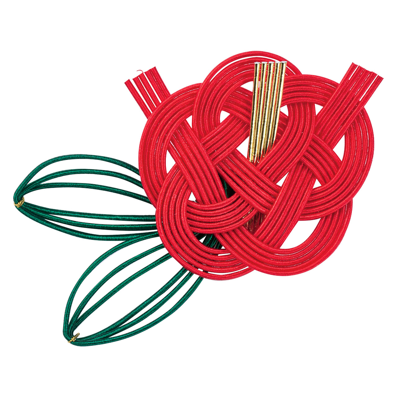 楽天市場】【東京堂 公式】水引叶結びパーツ 赤 4コ入 デコレーション