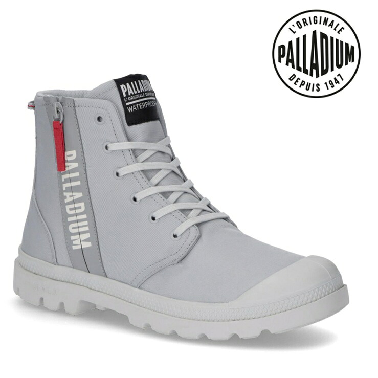 パラディウム PAMPA HI SEEKER2 LT+WP+ 74406-057 VAPOR BLUE雨合羽ブーツ 雨合羽スニーカー レインブーツ お水校正刷り