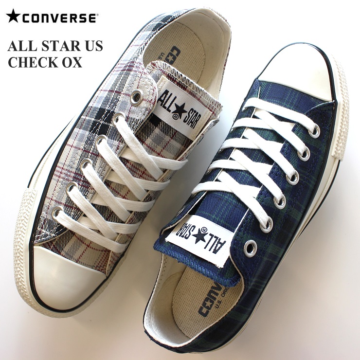 激安商品 All オフホワイトconverse ネイビー Ox チェック Us オールスター スニーカーコンバース コンバース Star Taylor Chuck チャックテイラー Ox Check Us Asuscheckox Diem25 Org