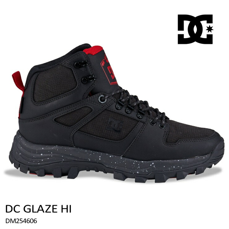 DC スニーカー DC SHOES GLAZE HI DM254606 BKR スケーター スケート 防水 防滑