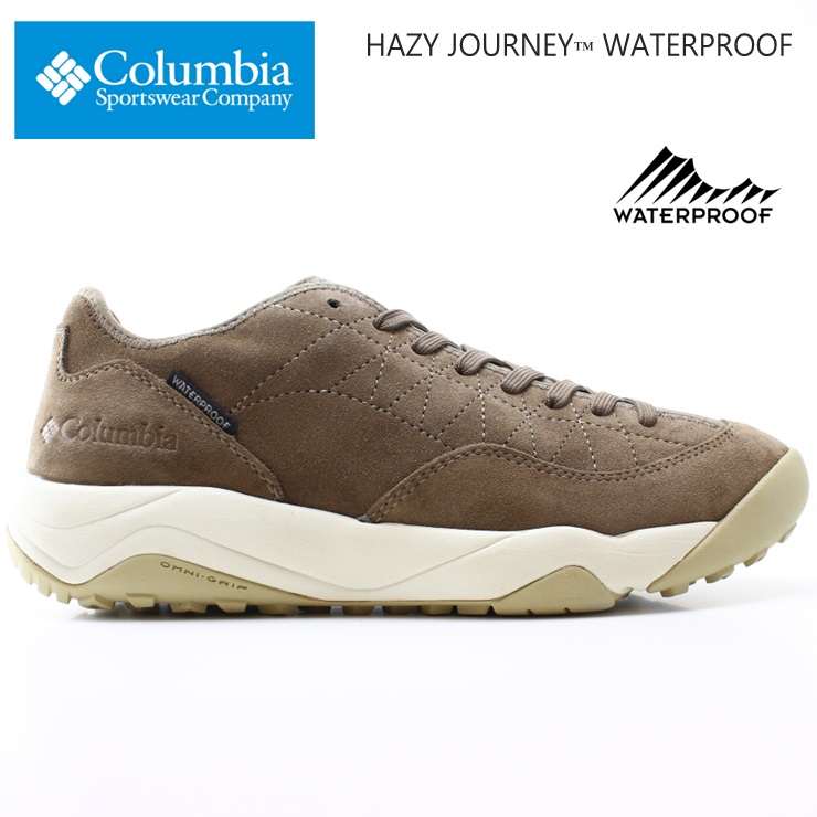 コロンビア ヘイジージャーニー ウォータープルーフ YU6322 212 Oxford Tan Columbia HAZY JOURNEY WATERPROOF キャンプ フェス 防水 ハイキング トレッキングブーツ アウトドア 防寒 冬ブーツ 雪 クリスマス