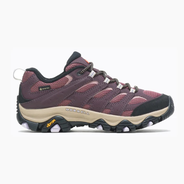 メレル モアブ 3 シンセティック ゴアテックス MERRELL MOAB 3 SYNTHETIC GORE-TEX W500190 BURGUNDY/BURLWOOD バーガンディ/バールウッド 完全防水 トレッキング ウォーキングシューズ コンフォートシューズ アウトドア 撥水 Vibram ヴィムラムソール 山 フェス