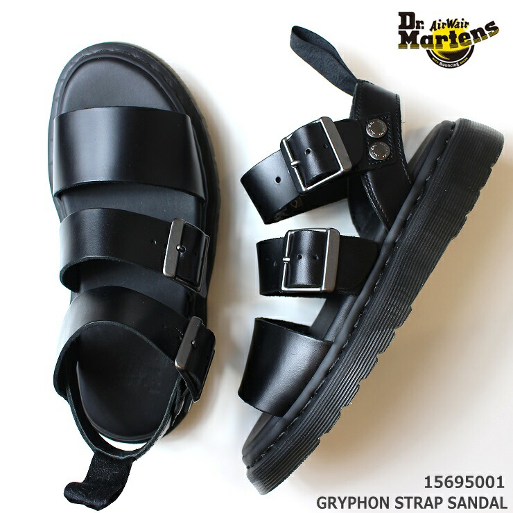 美品　ドクターマーチン　GRYPHON QUAD　厚底ベルトストラップサンダル Dr.Martens サンダル 【Dr.Martens/ドクターマーチン】Gryphon