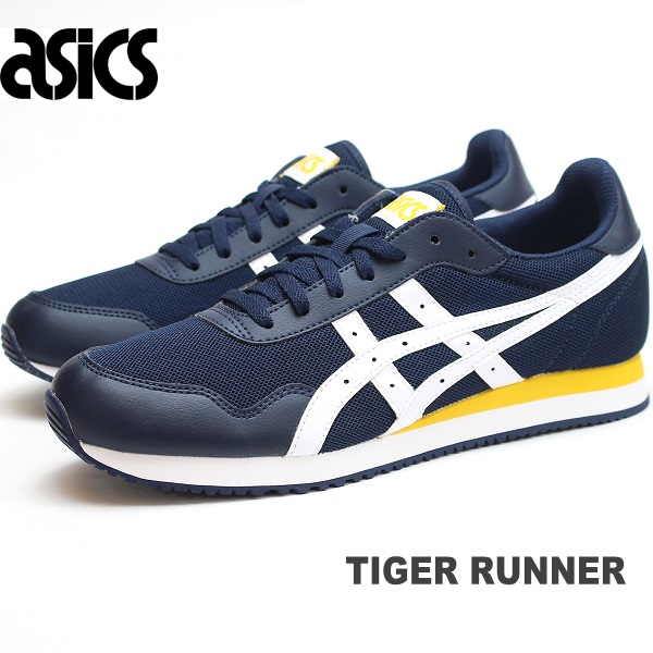 楽天市場 アシックス タイガー ランナー メンズ スニーカーasics Tiger Runner 1191a7 402 Midnight White フットパークヌシセ