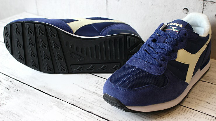 Seal限定商品 楽天市場 ディアドラ スニーカーdiadora Camaro 1596f 0024 Saltire Navyメンズ レディース レトロランニング スニーカー フットパークヌシセ 魅力的な Gsp Sib Ru