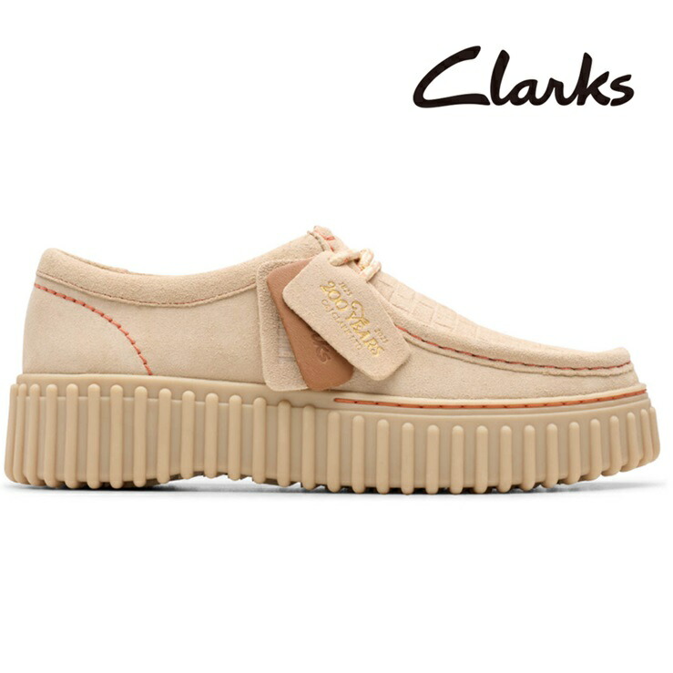 クラークス トーヒルビー エクリュスエード Clarks Torhill Bee 26181191 ワラビー デザートブーツ モカシン