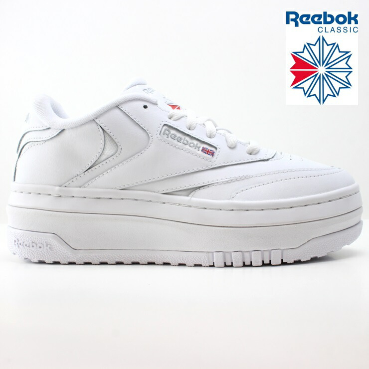 リーボック クラブシー エクストラReebok Club C Extra フットウェアホワイト 100033501リーボック 厚底スニーカー