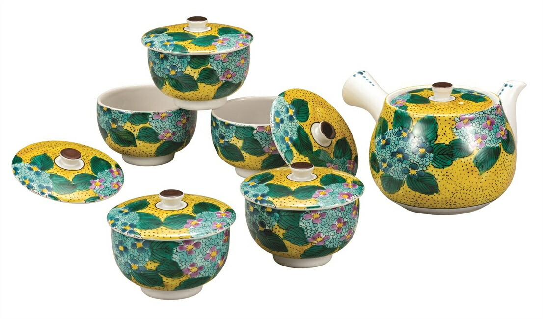 九谷焼 蓋付茶器 紫陽花 急須セット 湯呑みセット ティーポット 急須 きゅうす お茶 和食器 おしゃれ かわいい 可愛い 来客用 古希 御歳暮 引き出物 就職祝い 還暦祝い 昇進祝い 御祝い 会社法人 結婚記念日 来客用 御見舞 部下 お中元 日本製 男性 法人ギフト Mydrap Com