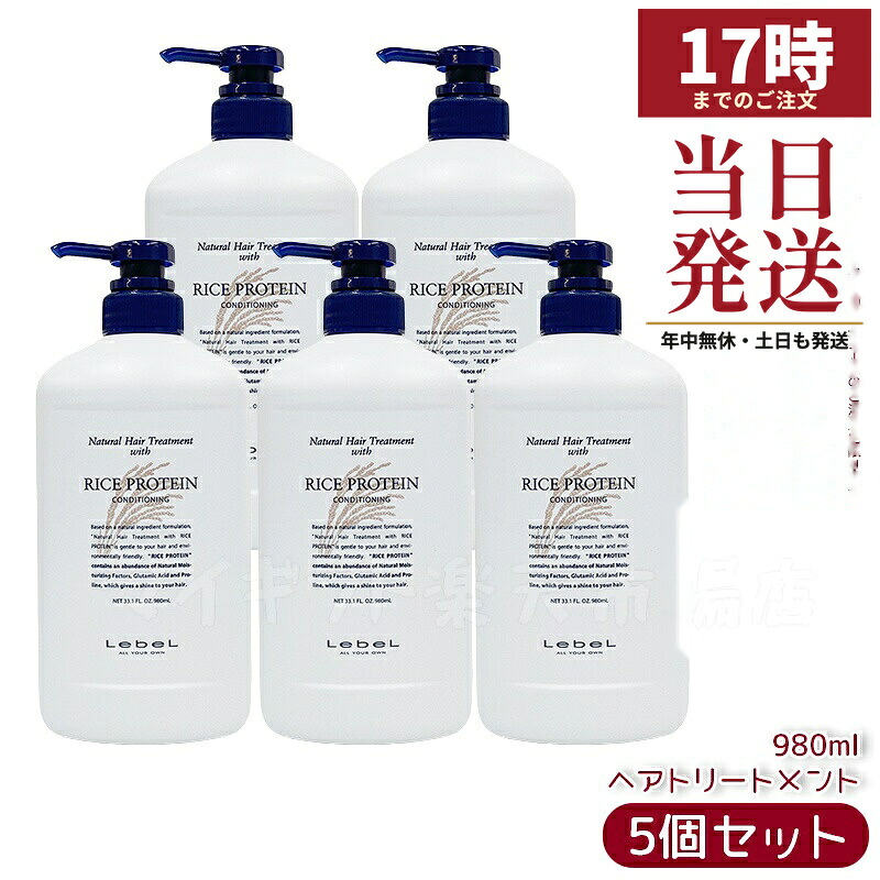 【5個仕掛ける】ルベル 自然的 髪の毛 手当て ウィズ RP 980ml