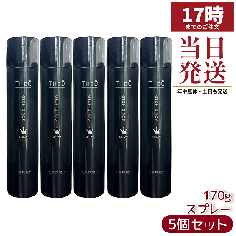【5個仕掛ける】ルベル ジオ 吹き付ける ソリッドホールド 170g スタイリング メンズ