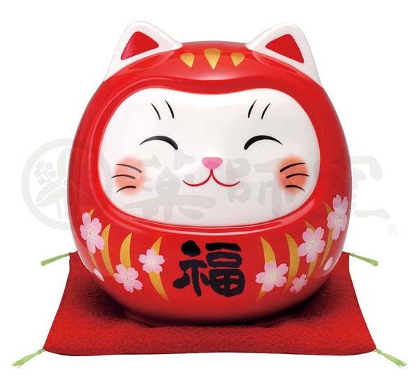 彩絵 開運猫だるま 桜赤福 大 貯金箱 置物 招き猫 招猫 まねきねこ 開店祝い 猫 雑貨 縁起物 アイテム 陶器 日本製 開店 開業 プレゼント お祝い 猫グッズ 商売繁盛 家内安全 縁起 置物 インテリア おしゃれ 開業祝い 内祝い Runawayapricot Com