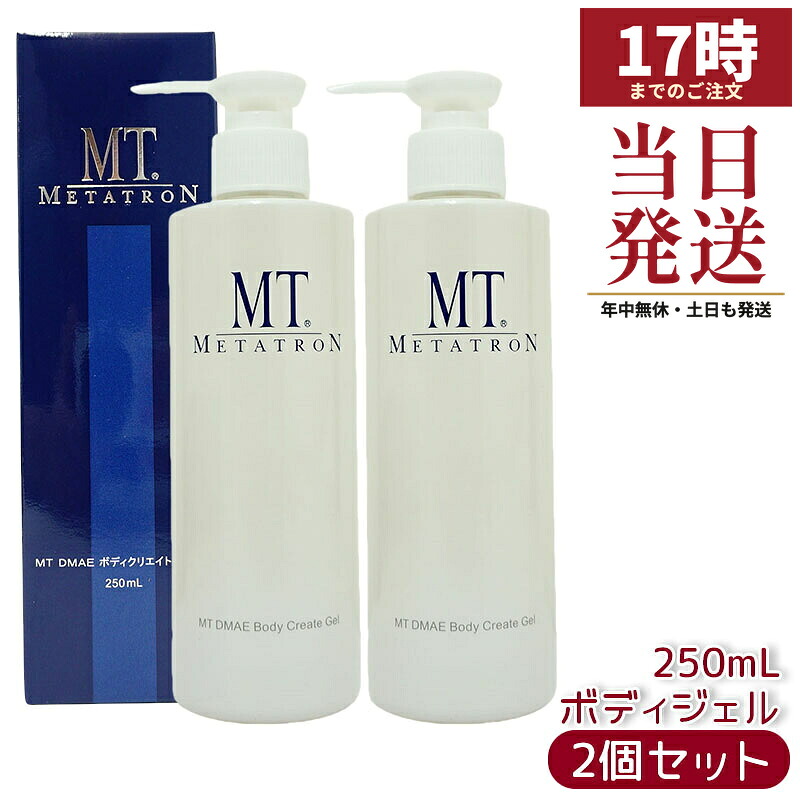 【２個セット】MTメタトロン MT DMAEボディクリエイト・ジェル 250mL ボディケア 大人肌用 高保湿・ハリ感アップ ボディジェル MTメタトロン DMAEボディケア 保湿ボディジェル 引き締めジェル 大人肌用ケア ボディ引き締め ハリ感アップ 肌なじみ良いボディジェル