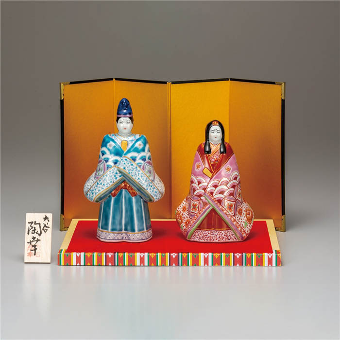 人気を誇る 九谷焼 初節句 雛飾り 人気 飾り ひな祭り 雛 日本製 陶器 インテリア おしゃれ コンパクト おひなさま かわいい おしゃれ ひな人形 雛人形 おひなさま お雛様 青九谷青海波 6 5号立雛人形 Kutani Ningyo K6 1594 Drborchmanpediatrics Com