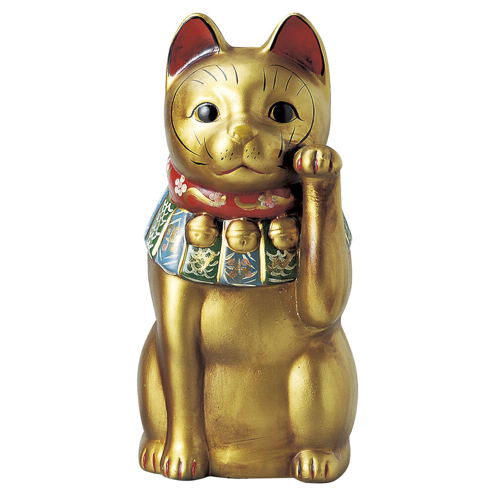 い出のひと時に とびきりのおしゃれを 招き猫 置物 まねきねこ 招福 商売繁盛 開運 縁起物 記念品 贈り物 古色大正猫大 金 約36 5cm 招き猫 置物 縁起物 招き猫 開運アイテム まねき猫 お祝い おしゃれ かわいい 記念品 風水 グッズ 開店祝い 結婚祝い 出産祝い