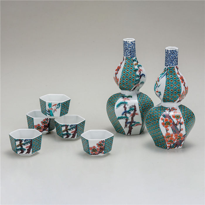 ふるさと納税 九谷焼 酒器 ギフト 陶瓷器 プレゼント 誕生日 父親 陶器 晩酌 陶器 おしゃれ とっくりセット セット 酒器 渋い 食器 和モダン 片口 酒器 陶器 ぐい呑 おしゃれ 可愛い かわいい 高級 日本制 松竹梅 Kutani Al K6 11 Jukeboxdiner Com