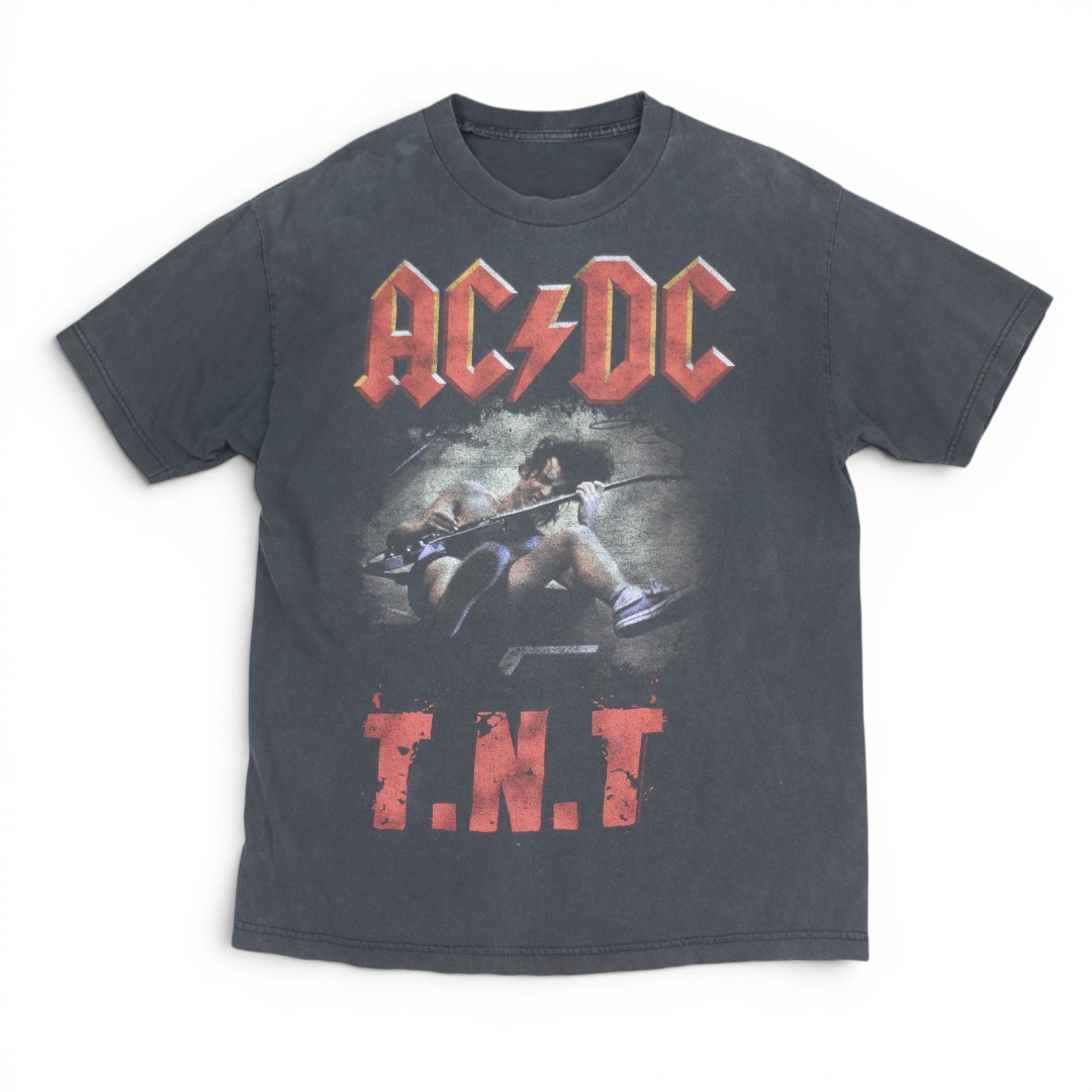 古着 ACDC T.N.T T-shirt Black ダンス楽隊ティーシャツ t004vt067
