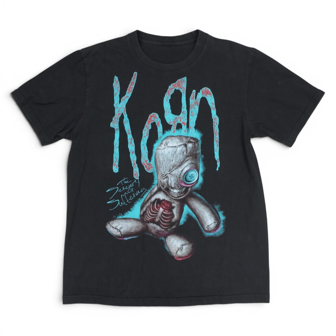 古着 KORN T-shirt Black 唐きび ティーシャツ t004vt104